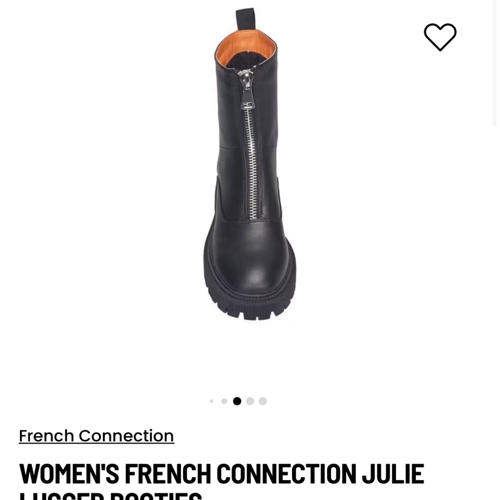 WOMEN'S FRENCH CONNECTION JULIE LUGGED BOOTIES